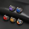 Gift Sweet Zinc Zinc Alloy Demon Eye Trendy Korean Style Ring Halloween Accessory Fashion Jewelry Men Ring