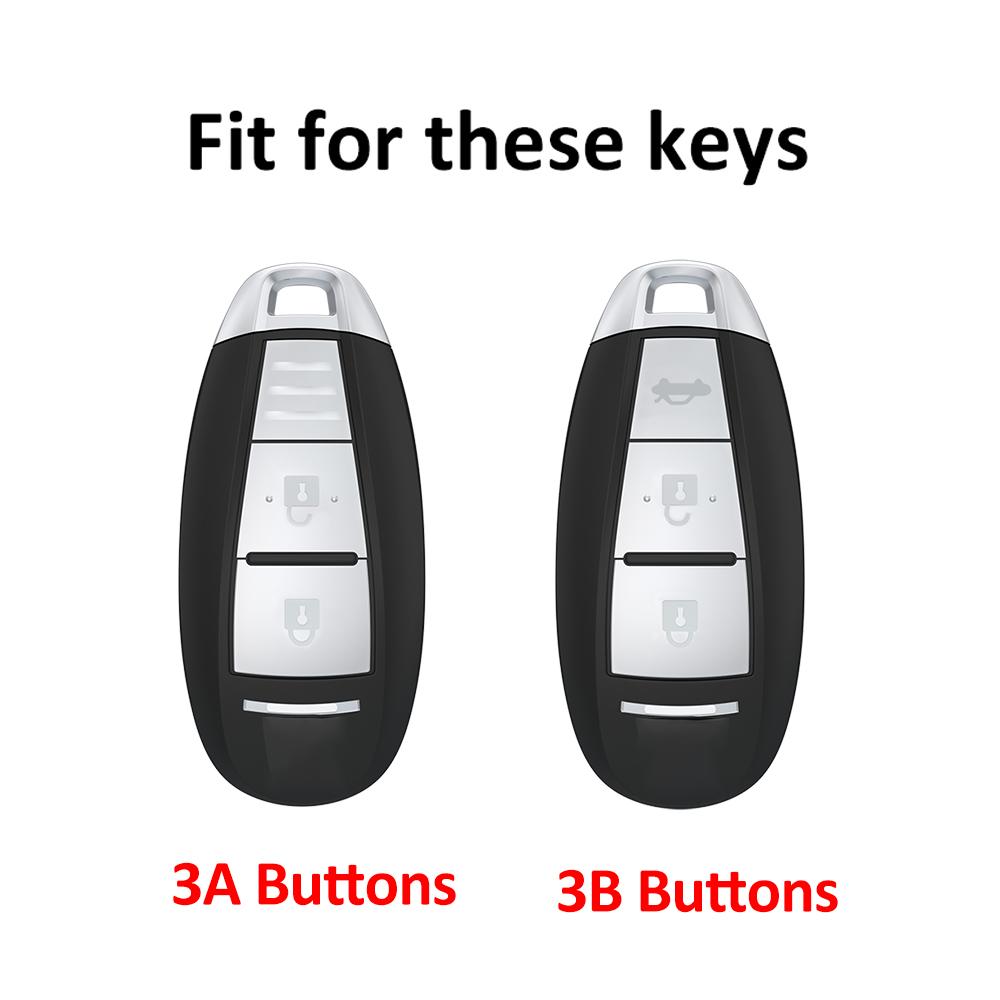 3 Buttons Auto Keyless Protector Soft TPU Car Key Shell Fob Cover Case for Suzuki Vitara Swift Ignis Kizashi SX4 Baleno Ertiga