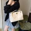 Lingge Chain Large Capacity Bag, New Fashionable Small Fragrant Style Crossbody Women's Bag, Retro Commuter Tote Bag