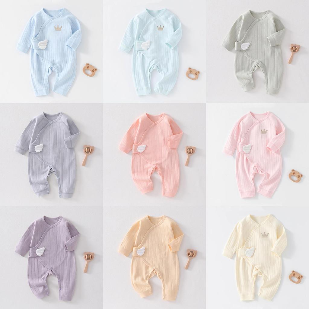 Neugeborenen Baumwoll Schmetterling Strampler Ohne Knochen Design Für Baby Mädchen Und Jungen Frühling Herbst