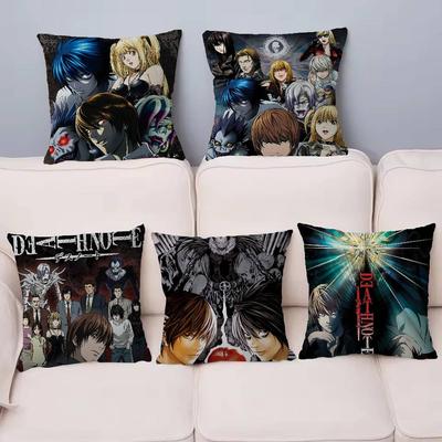 Anime Death Note Stitch Lucky Dragon Pillow Cover Sofa Cushion Cover Home Room Decoration Children Gift