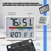 F26C Pack of 2 Functional Digital Clock with thermometers Hygrometer Color Screen