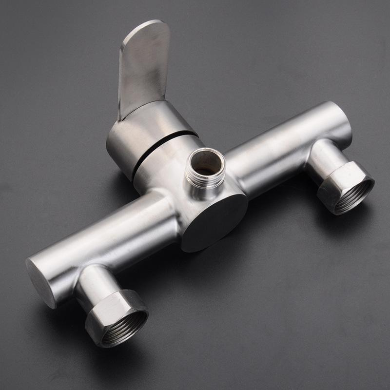 Concealed 304 Stainless Steel Shower Faucet with Mixing Valve