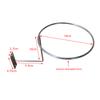 1PCS Black White Motorcycle Helmet Holder Hanger Rack Wall Mounted Hook for Coats Hats Caps Helmet Rack Black Steel Accessories
