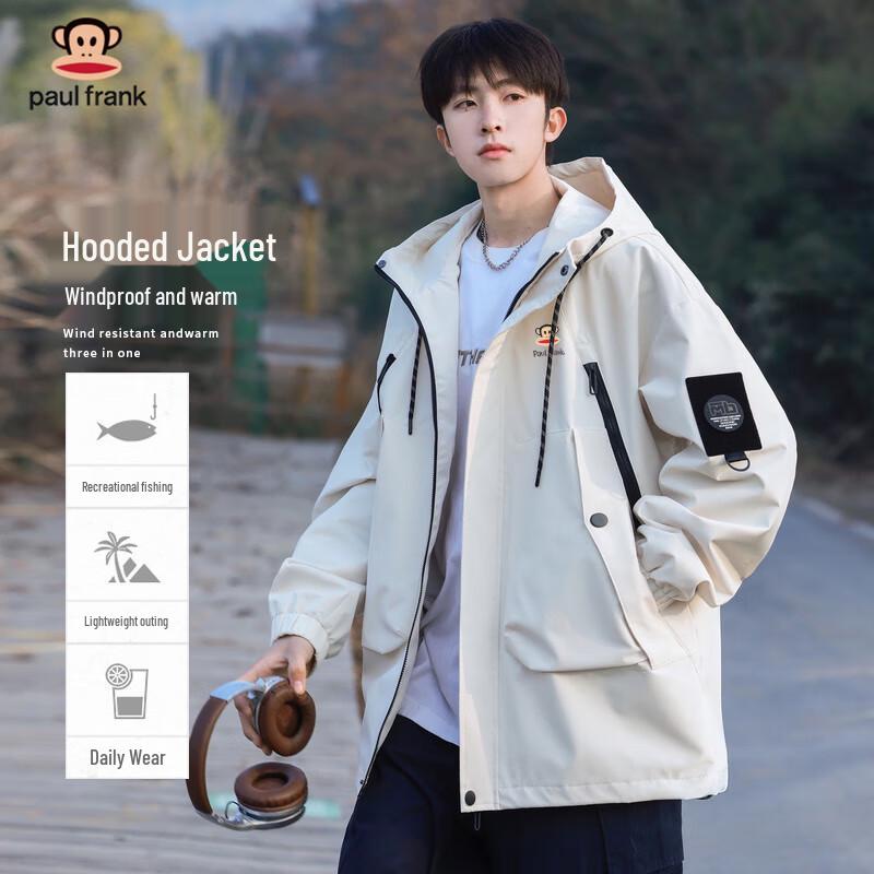 

Paul Frank Men s Windproof Casual Jacket M
