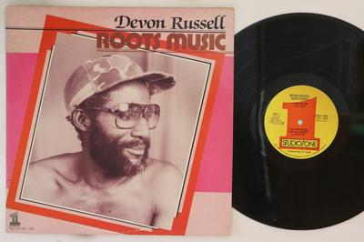 LP Record DEVON RUSSELL - Roots Music PSOLP1000 Studio One 1982 US Reggae, Ska & Dub Used