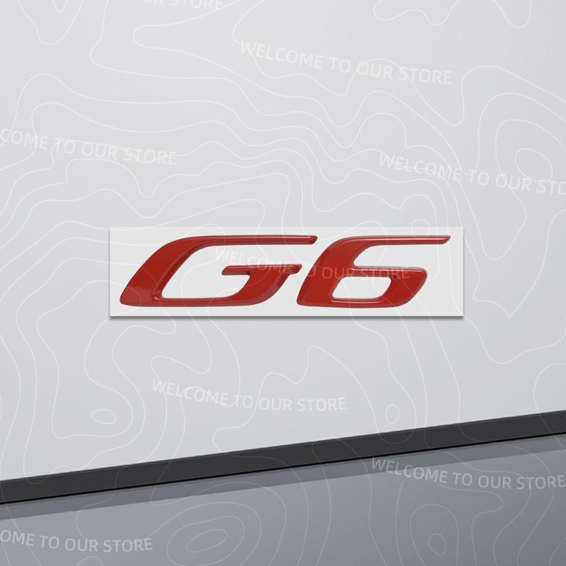 

Zinc Alloy For Xpeng G6 Letter Logo Electric Coupe SUV Performance Car Trunk 3D Metal Emblem Rear Body Badge Sticker Accessories