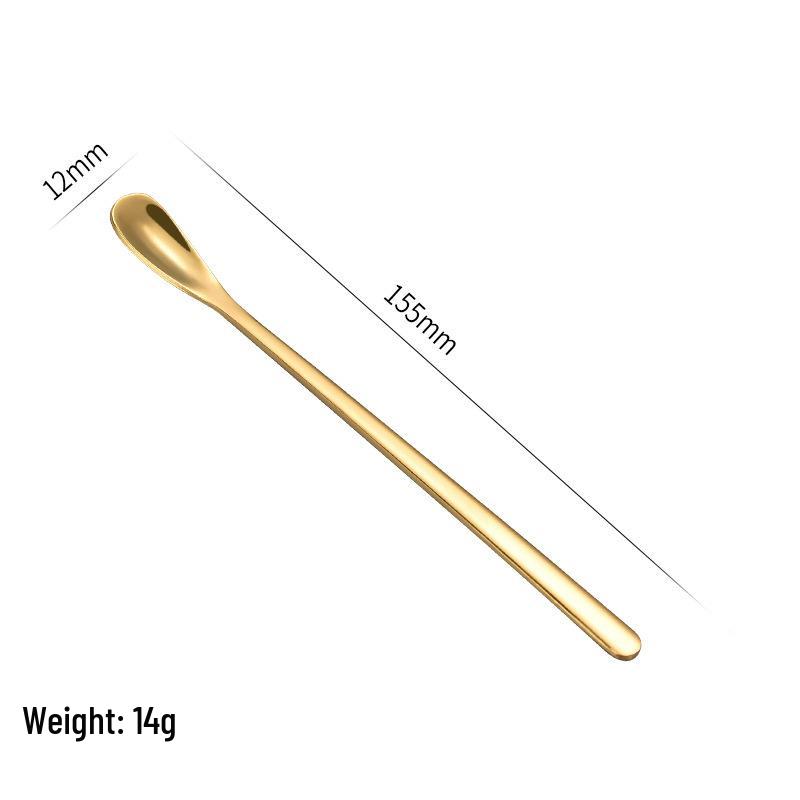 Japanese 304 Stainless Steel Long Handle Stirring Spoon for Ice, Cocktails, Coffee, or Honey