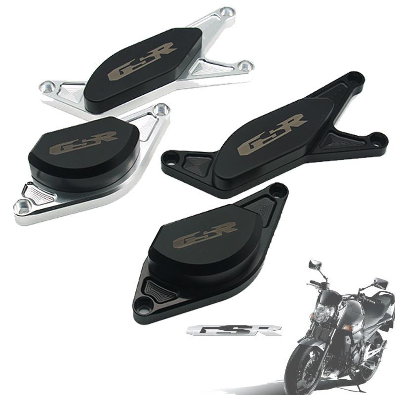 Para SUZUKI GSR400 GSR600 GSR 400 600 2006 2007 2008 2009 2010 2011 2012 Conjunto Completo Motor Crash Pads Quadro sliders Prote