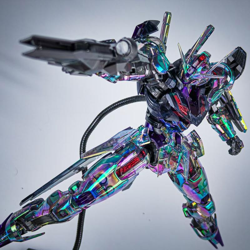 In Stock Fm Laser Iridescent Aerial Assembly Model Kit Laser Cool Action Figures Desktop Ornament Boy Surprise Gift Collectible
