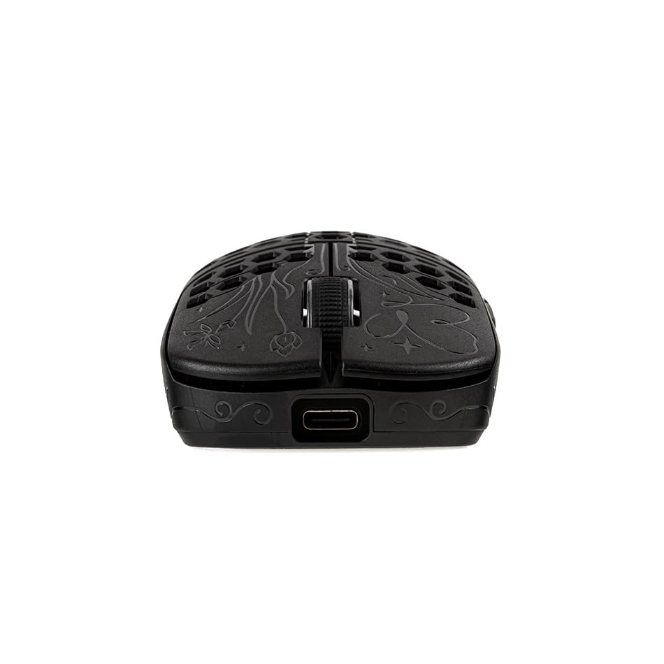 UNIUS BLACK LOTUS CARBON 8K Wireless Gaming Lightweight Carbon Fiber Composite Material Mouse, 39g, PAW3950, []