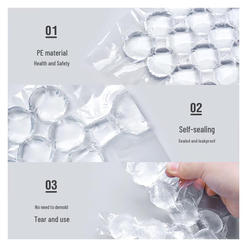 Disposable Square Ice Cube Bags