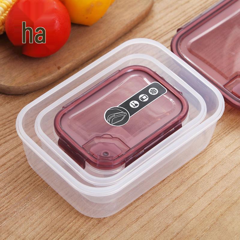 Large Capacity Transparent Food Storage Box - Airtight Refrigerator & Freezer Keeper for Fresh Fruits and Vegetables.