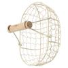 1Pcs Retro Style Iron Storage Basket Creative Vintage Household Organizer for Fruit Snacks Bread Kitchen Desktop Decorative