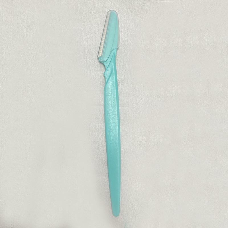 Women's Straight Handle Eyebrow Razor: Special Shaping Tool, Beauty Makeup Artifact, Chrome Thickened Version, 5.5g.