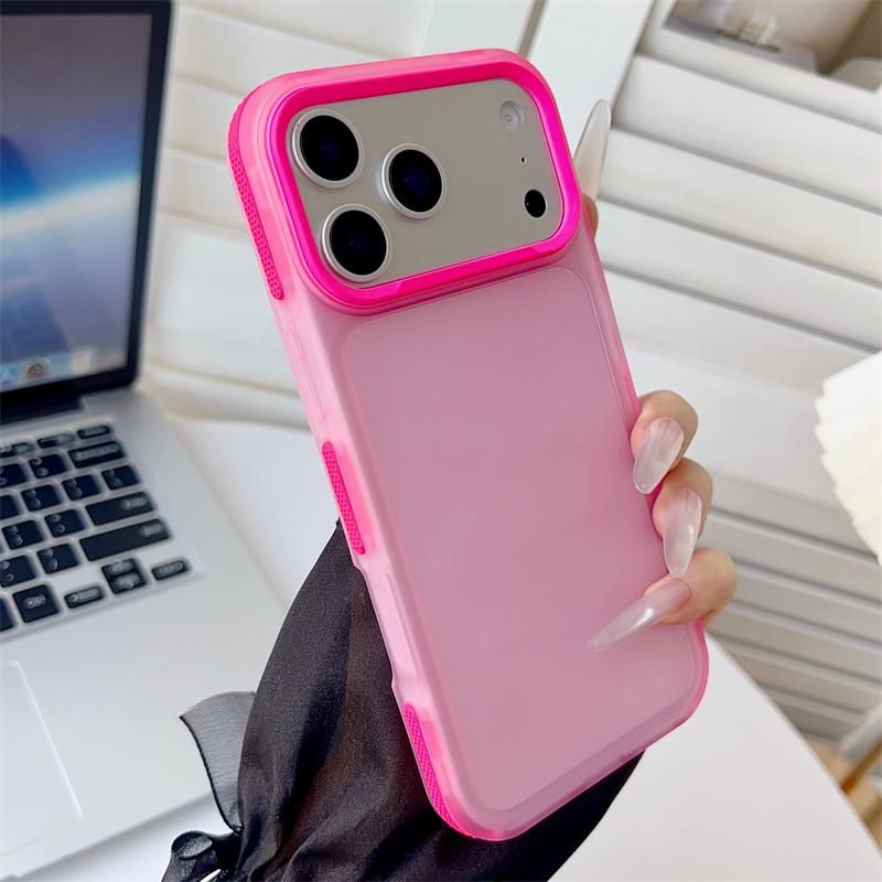 Luxury Matte Translunt Phone Case for iPhone 17 Air 16 E 15 14 Plus 13 12 11 Pro Max Shockproof Anti Slip Frosted Armor Cover