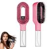 Brosse à Cheveux Vaporisatrice 2-en-1 avec Pulvérisateur d'Eau Intégré pour Cheveux Bouclés Ondulés Lisses Démêlage Cheveux Humides Secs Pratique pour le Voyage Peigne Anti-Frisottis
