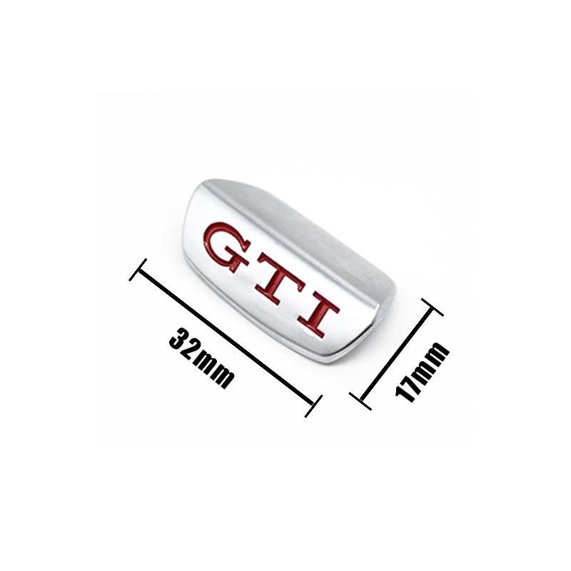 

3D Aluminum Alloy Rline Emblem Car Steering Wheel Metal Stickers For Volkswagen VW GTI R Line Polo Golf Passat Jetta Accessories