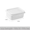 Microwaveable Portion Boxes for Frozen Meat, Grains & Miscellaneous Storage in Fridge/Freezer