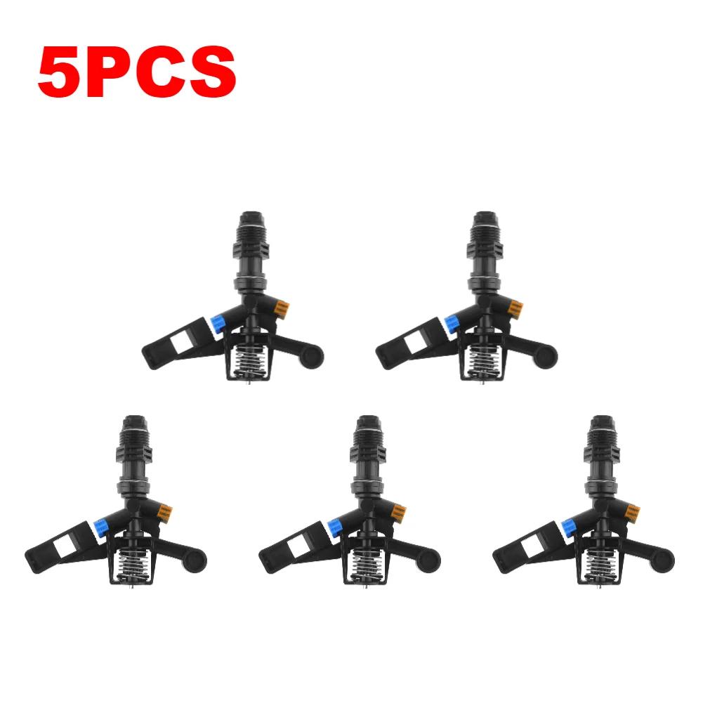 360 Rotary Garden Irrigation Sprinkler Rotatable DN15 1/2 Lawn Impact Sprinkler Simple Operation for Seedling Gardening Supplies