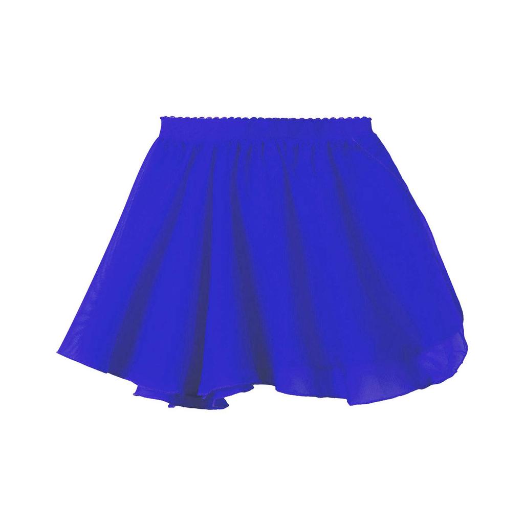 Jenter Elastisk Midje Chiffon Slør Skjørt Ensfarget Danseklær Stilig Skjørt for Ballett Gymnastikk Opptreden