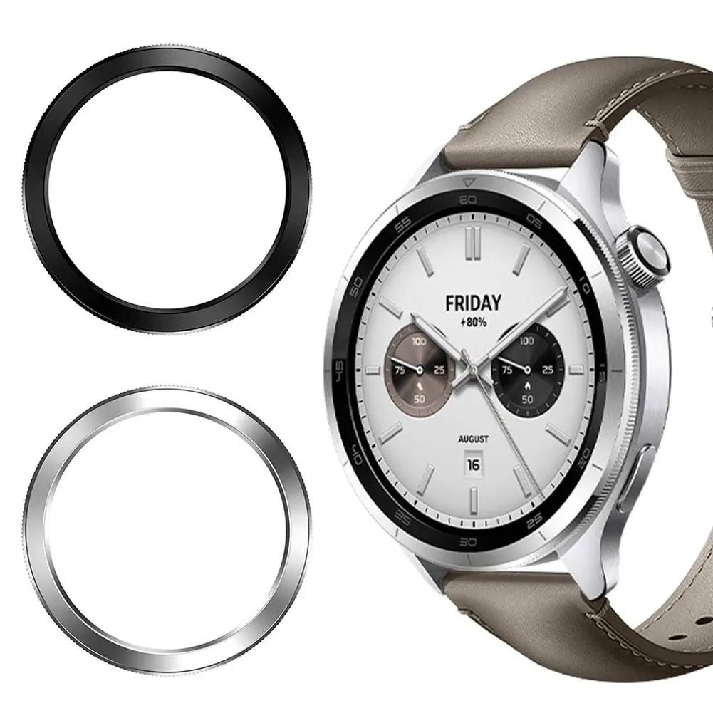 Minimalistisk PC-ram för Xiaomi Watch S4/S3 Bekväma plastskyddsringar Reptåliga Slitstarka Klockfodral