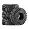 4PCS 1.0" RC Crawler Car Rubber Wheel Tires for 1/18 Traxxas TRX4M 1/24 Axial SCX24 FMS AX24 FCX24 Ascent-18 Upgrade Parts