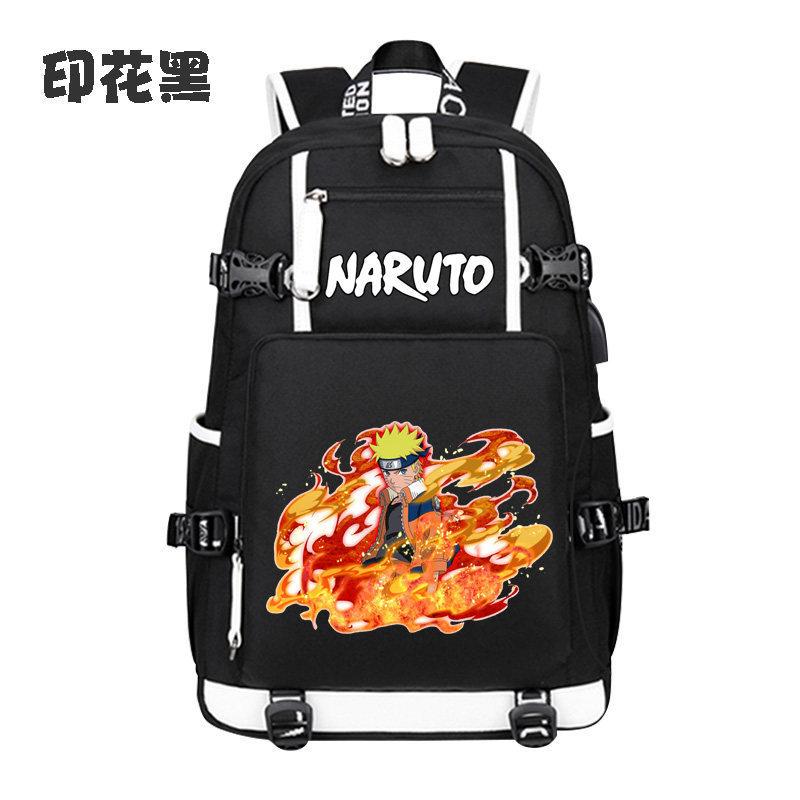 Naruto Anime Backpack Lightweight Ergonomic Lumbar Support Large Capacity for Students