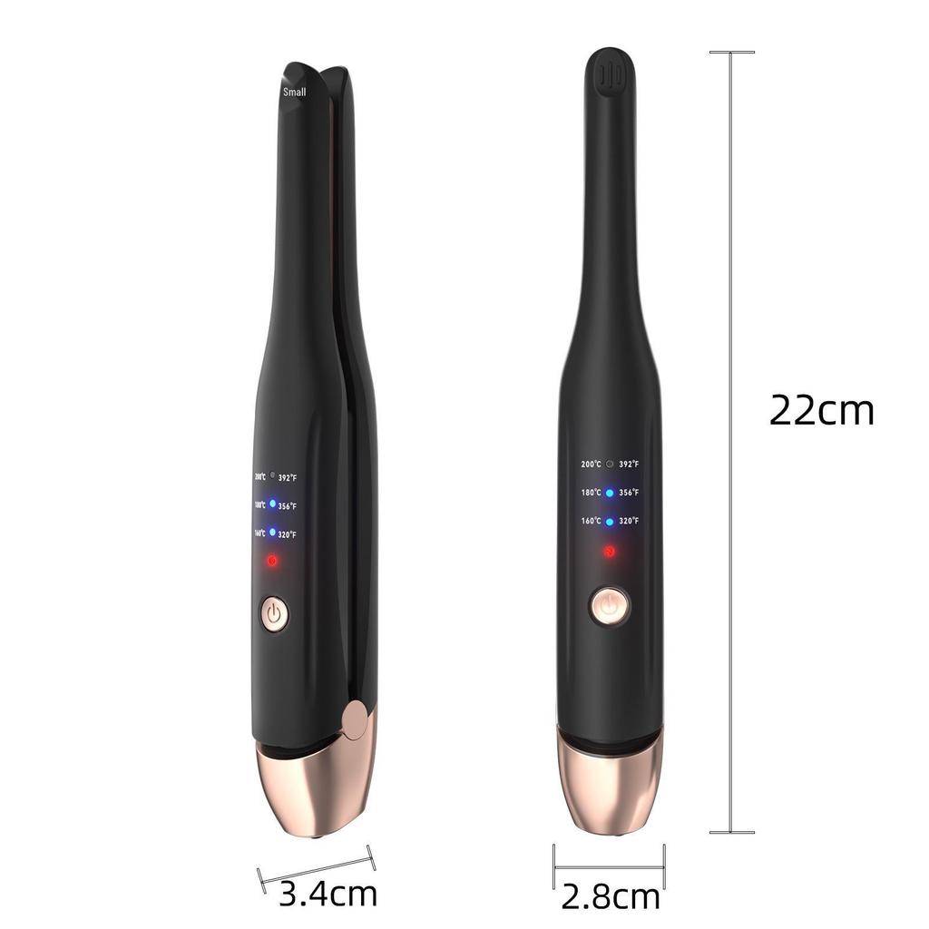 Portable Dual-Use Wireless Hair Straightener with Japanese and Korean Design