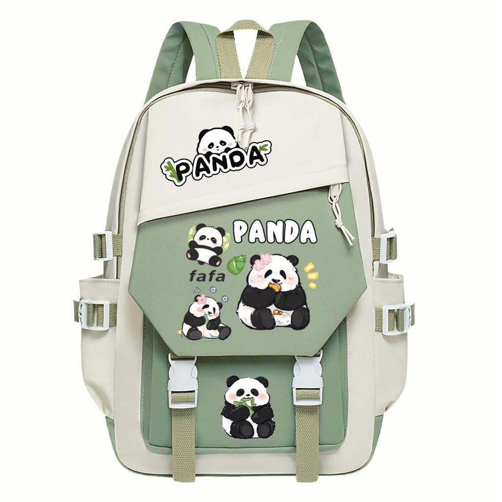 Panda Huahua Large Capacity Lightweight Casual Backpack High Value Simple Student School Bag