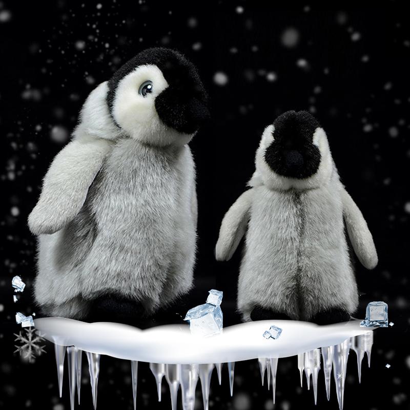 Niedliche realistische Kaiserpinguine aus Plüsch, gefüllte Puppe, Simulation von Baby-Pinguinen, Basteln, Heimdekoration, Ornament