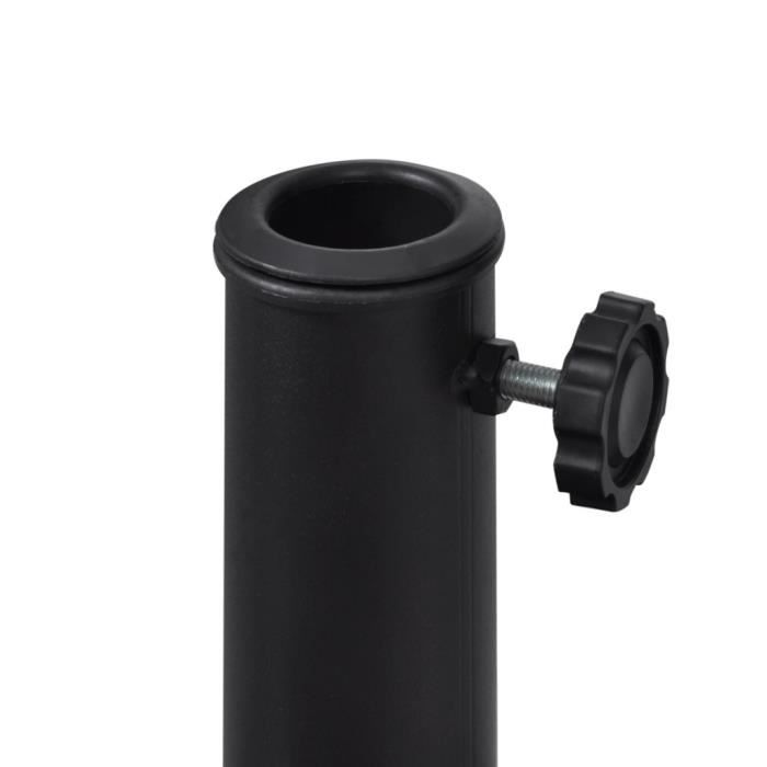 VidaXL Socle de parasol rond Résine