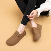 New Women's Shoes Non-slip Soft Sole One-pedal Lazy Shoes Casual Shoes Bag Heel Outer Flat Shoes Single Shoes