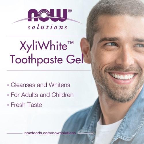 Now Foods Xyli White Refresh Mint Toothpaste Gel, 181g (Ships Directly from Overseas)