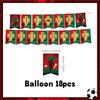 Spanish Football Player Theme Party Decoratiaons Soccer Star Balloon Set Boy Birthday Party Supplies Cr&7 Backdrop Banner Props