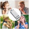 5Pcs Mini Harmonica Necklace 4 Holes 8 Tones Musical Instrument Music  Portable Harmonica for Children and Beginners