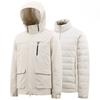Down Jacket Couple Men's and Women's Three-in-one Down Jacket Winter Clean Surface Leisure Sports Thick Jacket