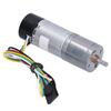 DC Geared Motor with Encoder Speed Measuring Signal Feedback Smart Car Dedicated JGA25‑371DC12V 280RPM