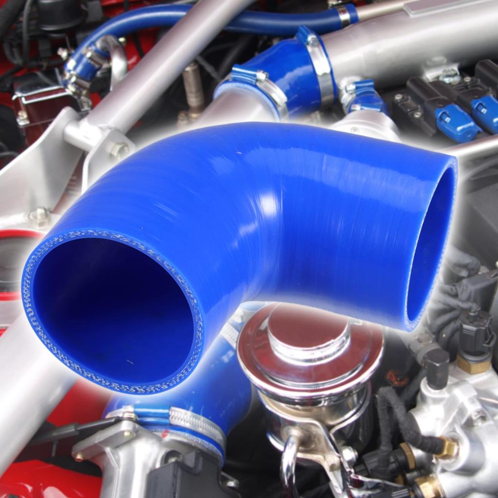 X AUTOHAUX Silicone Hose, 2.8 Inches (70 Mm) Inner Diameter 90 Degree Elbow Engine