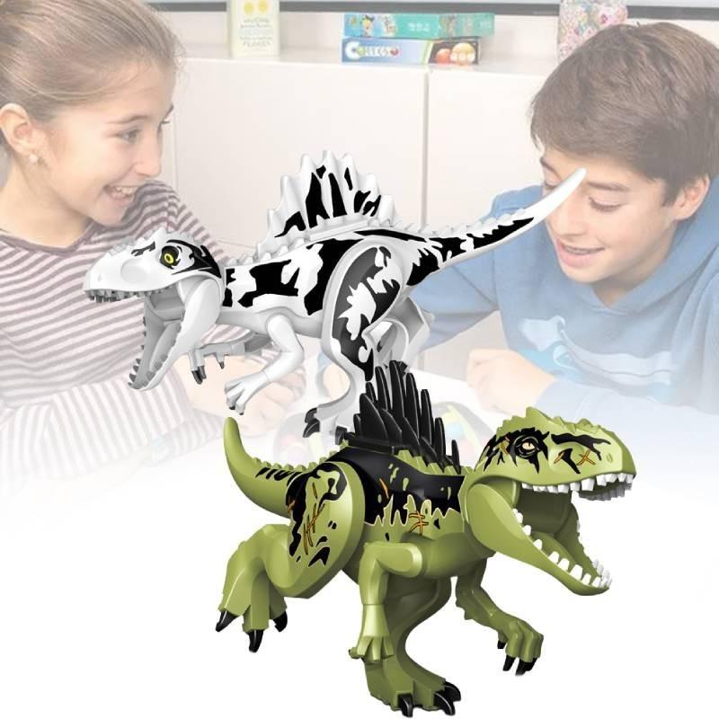 Jurassic Dinosaurier Baustein Set Mit T-rex Und Raptor Kompatiblen Teilen