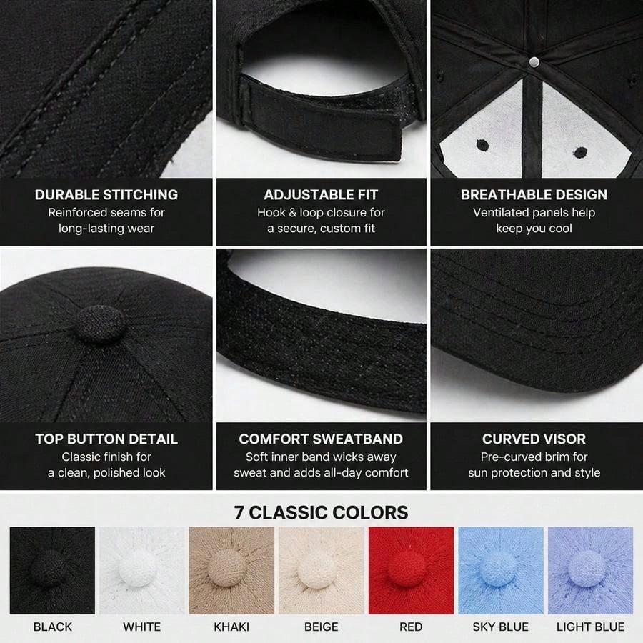 [Sporty Baseball Cap] 2026 World Cup Theme Print Unisex Adjustable Breathable Lightweight Polyester Sun Protection Casual Outdoor Sports Baseball Hat