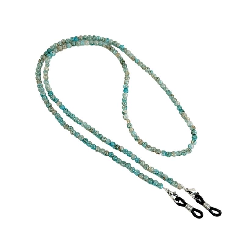 Retro Oriental Eyeglass Chain With Colored Glass Beads Handmade Jewelry Accessory For Work Party Casual