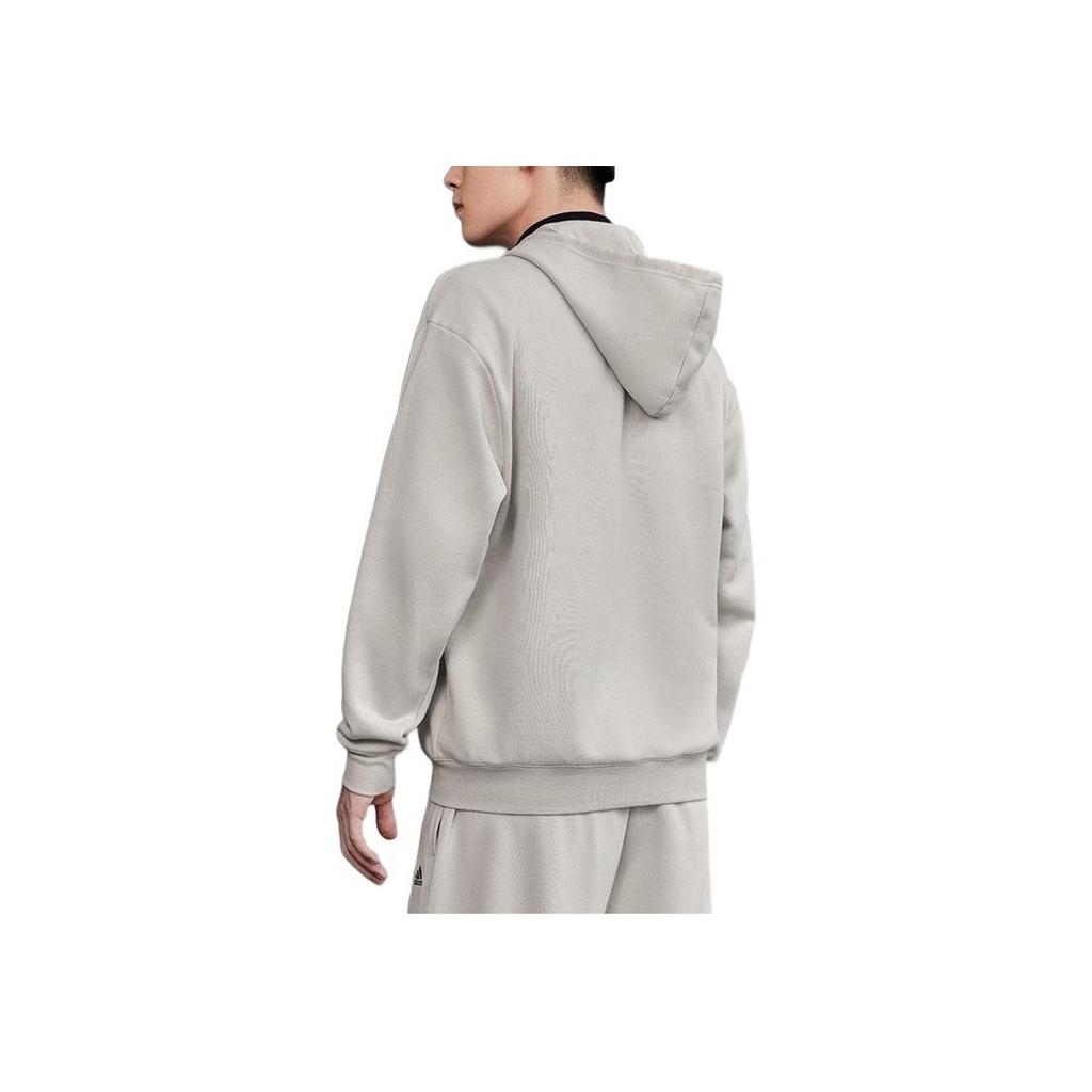 Adidas Casual Solid Color Hooded Zip Jacket Men Jackets Phosphor-Brown IV7604