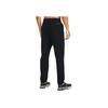 Under Armour UA Unstoppable Loose Solid Color Lace-Up Mid-Rise Straight Leg Casual Pants Men Pants Black 1383033-001