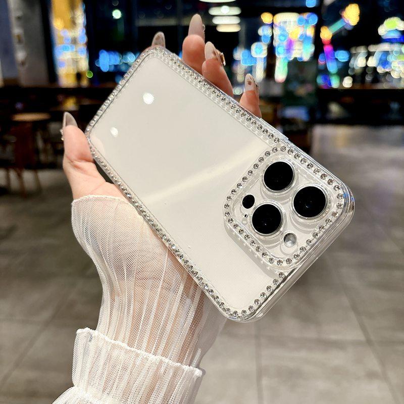 Glitter Bling Diamond Clear Phone Case For Xiaomi Redmi Note 13 14 Pro Plus 4G 5G 14C 13C Redmi A4 A3 Pro A3X Turbo 4 Soft Cover