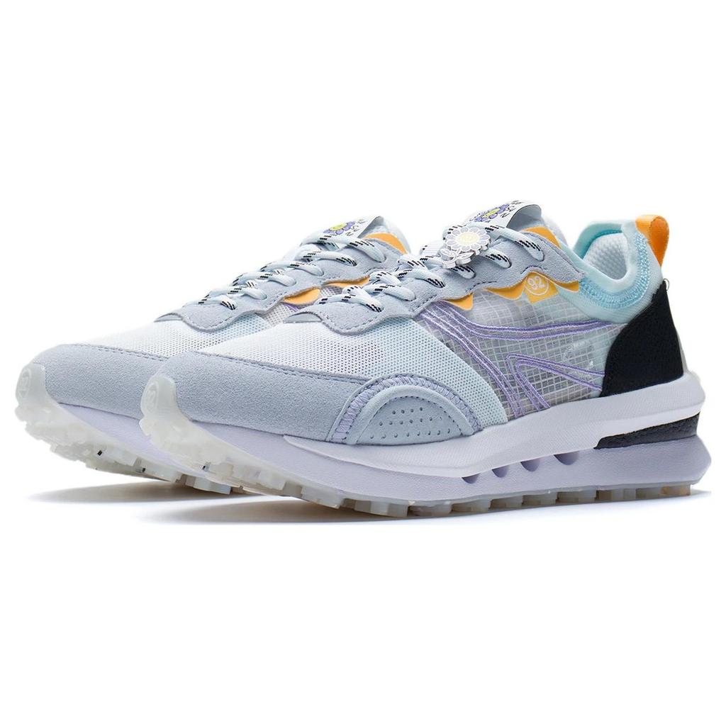 Li Ning Square And Round V2 Casual Shoes Women's Low Top Standard White/Dawn Gray/Black AGCS026-1