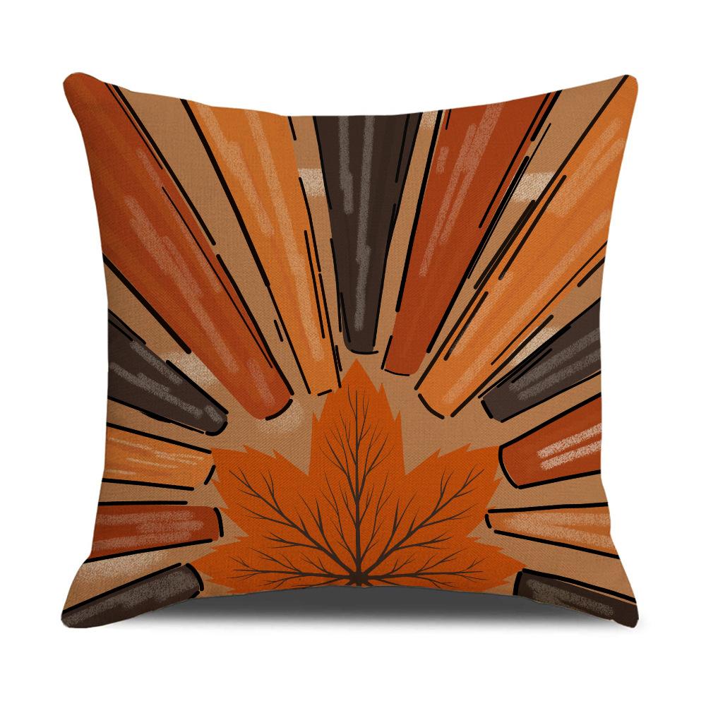 Autumn Story Printed Pillowcase Harvest Festival Decoration Sofa Pillowcase Bedroom Bedside Cushion Cover