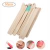 50 Stück Holzwachs-Wachsspatel Haarentfernungsstift-Applikatoren Professionelle Gesichts-Spa-Zungenentfernung