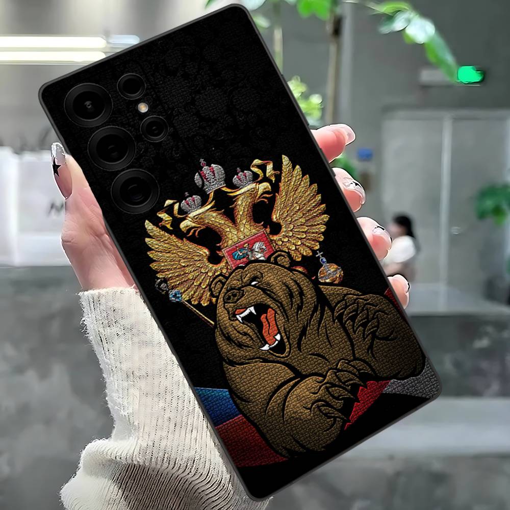 Popular Flag Of Russia Phone Case For Samsung S 24 Fe 25 Ultra Plus 20 Lite 21 30 22 23 24 22 Ultra 5G Fundas