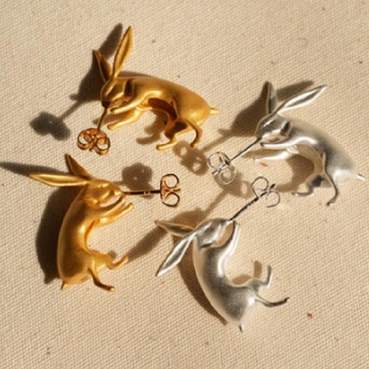 Fashionable Rabbit Jewelry Earrings Jewelry Trendy Accessories Statement Accessory For Casual Or Formal Wear
